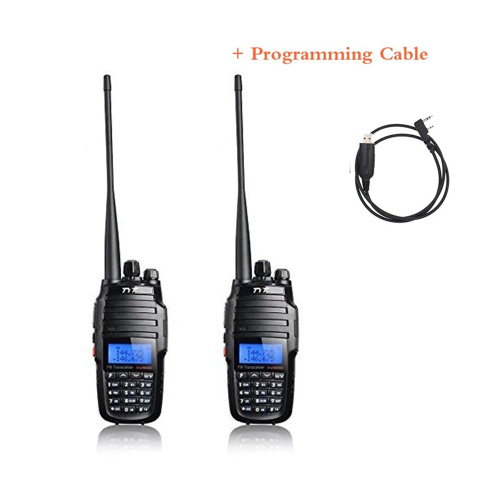 add Cable 2 шт./лот обновленная версия перекрестный репитер функция VHF UHF TYT TH-UV8000D Любительское радио 10 км Высокая 10 Вт Охота портативная рация - Цвет: add Cable