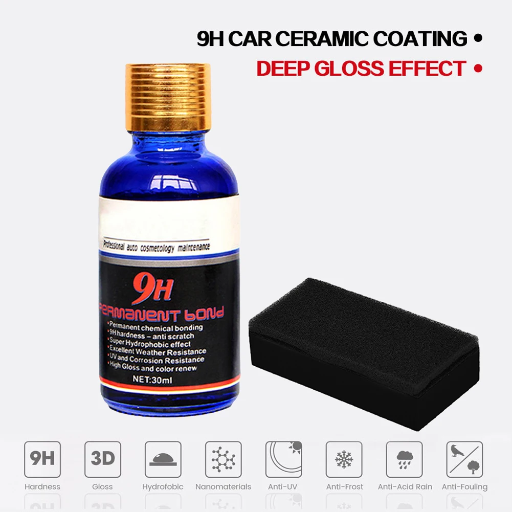 

9H Ceramic Car Motocycle Coating Paint Care Car Liquid Glass Nano Hydrophobic Car Polishing Auto Detailing Water Glass Coating