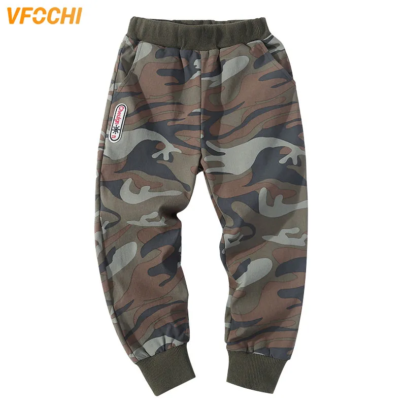 

VFOCHI 2020 Boys Pants Spring Summer Thin Camouflage Kids Trousers 4-14T Teenager Boy Clothing Elastic Waist Boy Pencil Pants