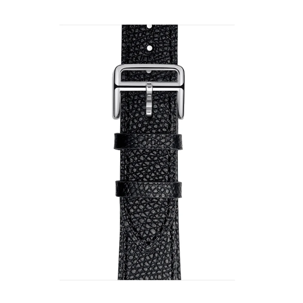 Howk ремешок для часов Apple Watch Series 4 3 2 1 38 мм 40 мм 42 мм 44 мм браслет умные аксессуары наручные часы для Apple Watch Herme Band - Цвет ремешка: Cross Pattern  Black