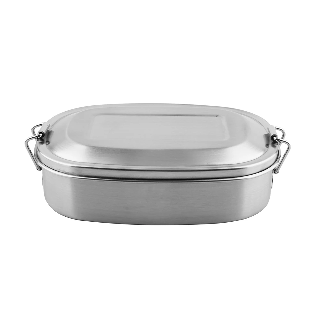 Металлический контейнер для еды хранения бенто Ланч-бокс 3 отсека идеально