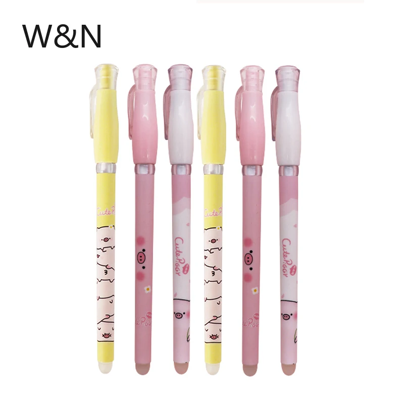 3 шт./компл. милые стираемые ручки 0 5 мм синие/черные чернила волшебная гелевая