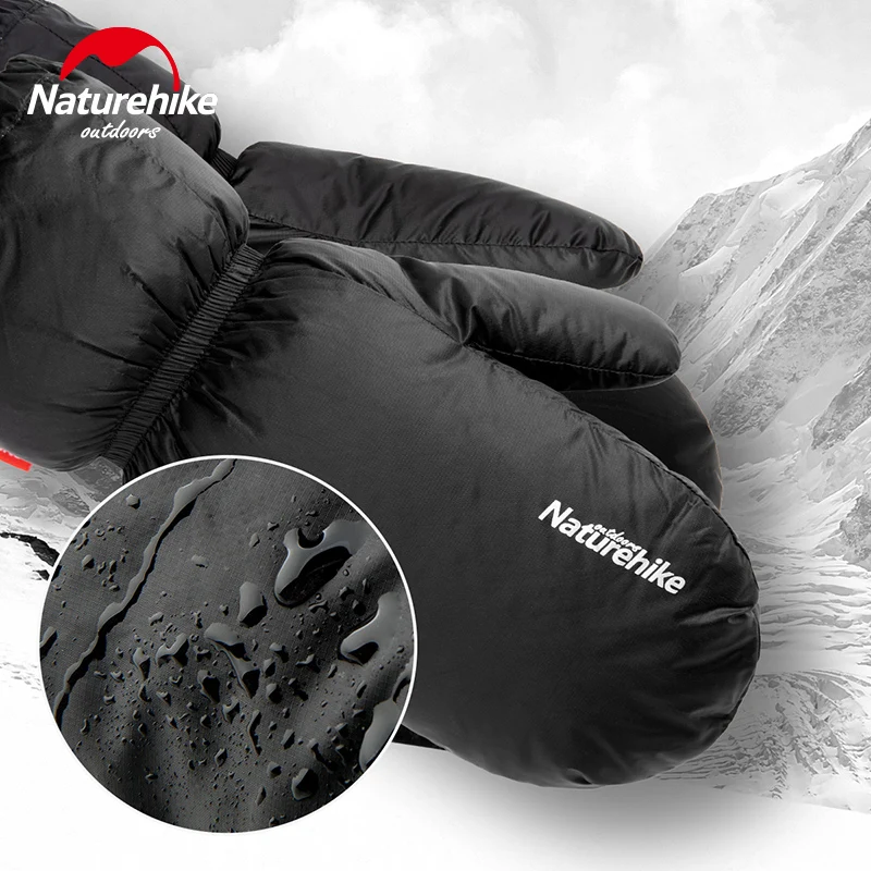 Перчатки Naturehike с гусиным пухом для мужчин и женщин теплые Непродуваемые Чехлы