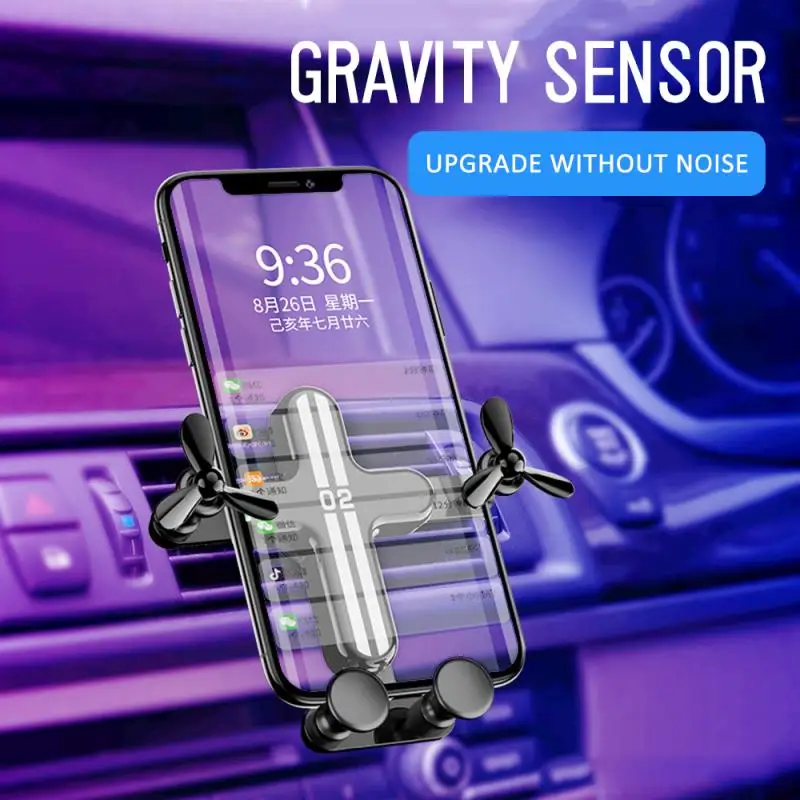 

Universal Car Phone Holder Gravity Car Bracket Air Vent Stand Holder In Car For IPhone Samsung Cell Phone Holder New