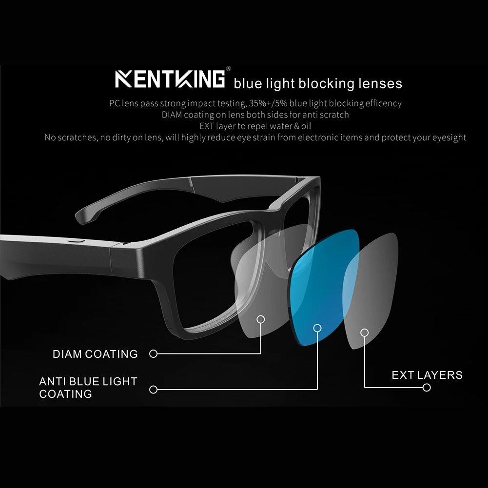 K1 Смарт беспроводная Bluetooth гарнитура Очки 90mAh USB Автомобильная спортивная