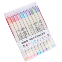 highlighter color diy metallic waterproof permanent paint marker pens for drawing students supplies marker craftwork pen