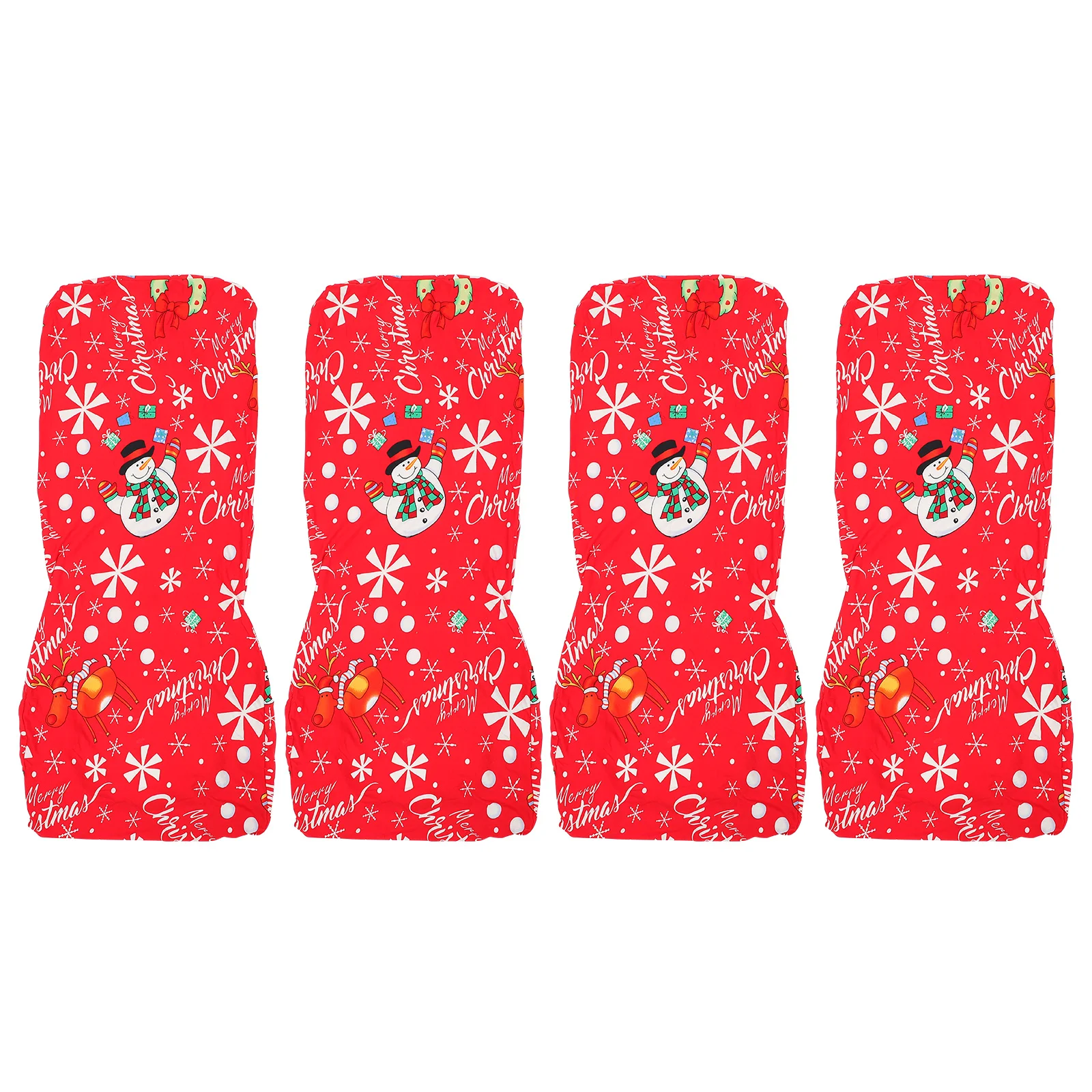 

4Pcs Christmas Themed Chair Cover Creative Chair Wrap Home Chair Protector