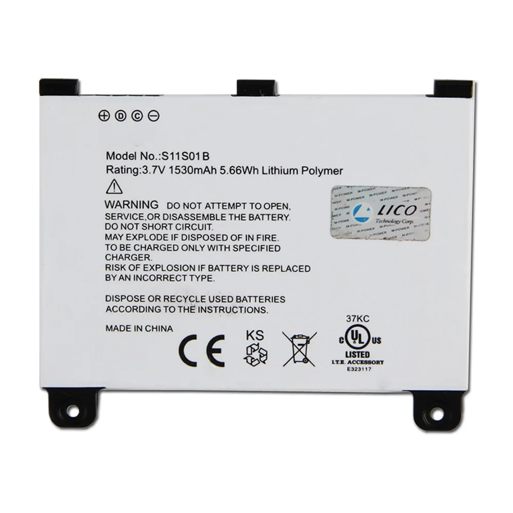 Оригинальный запасной аккумулятор S11S01B для Amazon Kindle 2 и DX DXG D00511 D00701 D00801 аутентичный