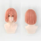 Новый Хината Tachibana хинат короткий розовый оранжевый парик Токийский репитер термостойкие синтетические волосы женский парик для вечевечерние
