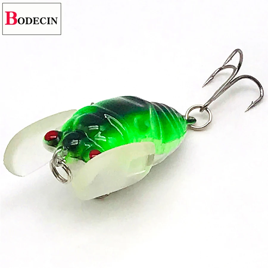 C3 1PCS Cicada Swimbait Джеркбейт рыболовный снасти/безделушки/Искусственные/поддельные приманки для форель окунь Троллинг насекомое/жесткий/Рыбалка/Поверхностная приманка - Цвет: C3 1PCS