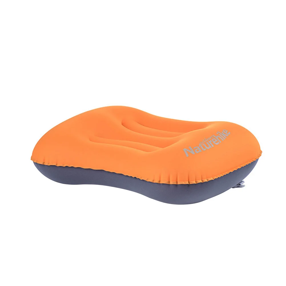 

Ultralight Camping Travel Inflating Pillow Portable Compact Comfortable for Hiking Backpacking Picnic Outdoor Sports (Orange)