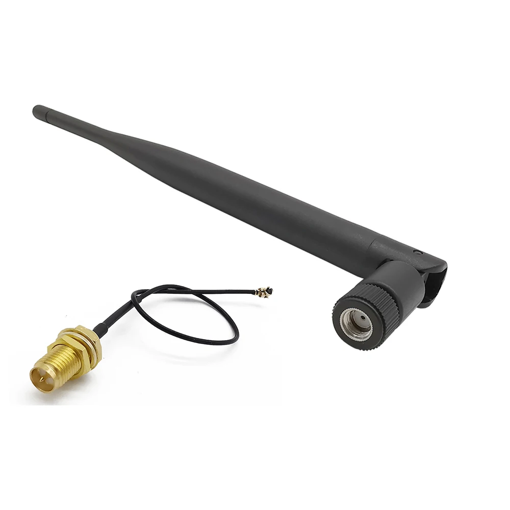 1 компл. RP SMA Wifi антенный разъем 915 МГц 5dbi 5 дБ беспроводная WiFi антенна + 15 см к IPX 13