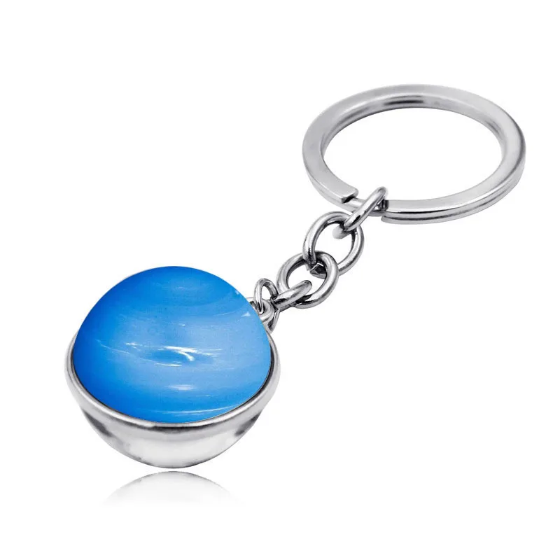 Брелок для ключей с солнечной системой изображением планеты галактики