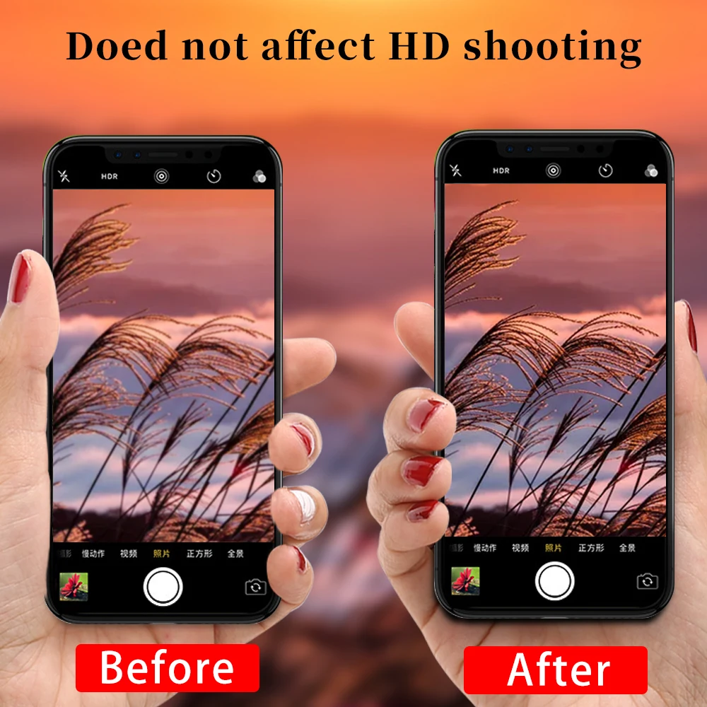 Back Camera Tempered Glass Film For iPhone X XS Max turn to 11 Pro Case Lens Change Fake iPhone11 Cover |