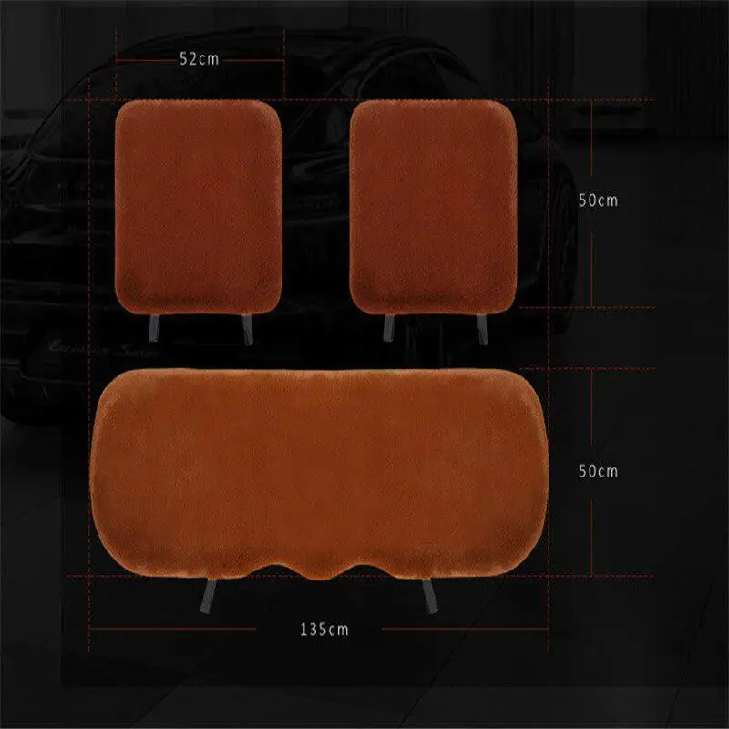 3 шт. Универсальный Коврик для сиденья вождения переднее сиденье + задняя Подушка