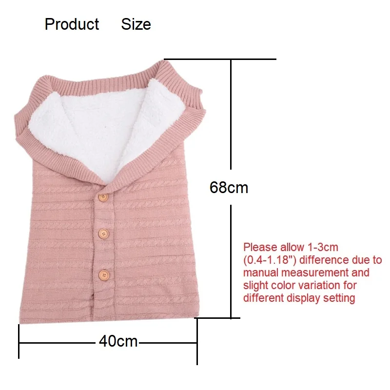 LOOZYKIT, детский спальный мешок, конверт, зимний детский спальный мешок, муфта для ног, коляска, вязаный спальный мешок для новорожденных, пеленка, Вязаная Шерсть, Slaapzak