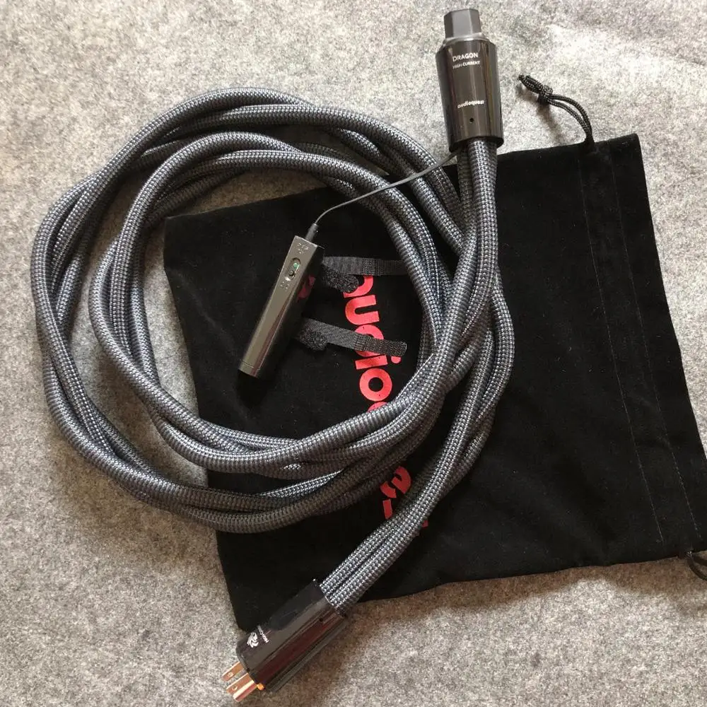 3 полюсный кабель питания переменного тока Dragon с высоким током низким