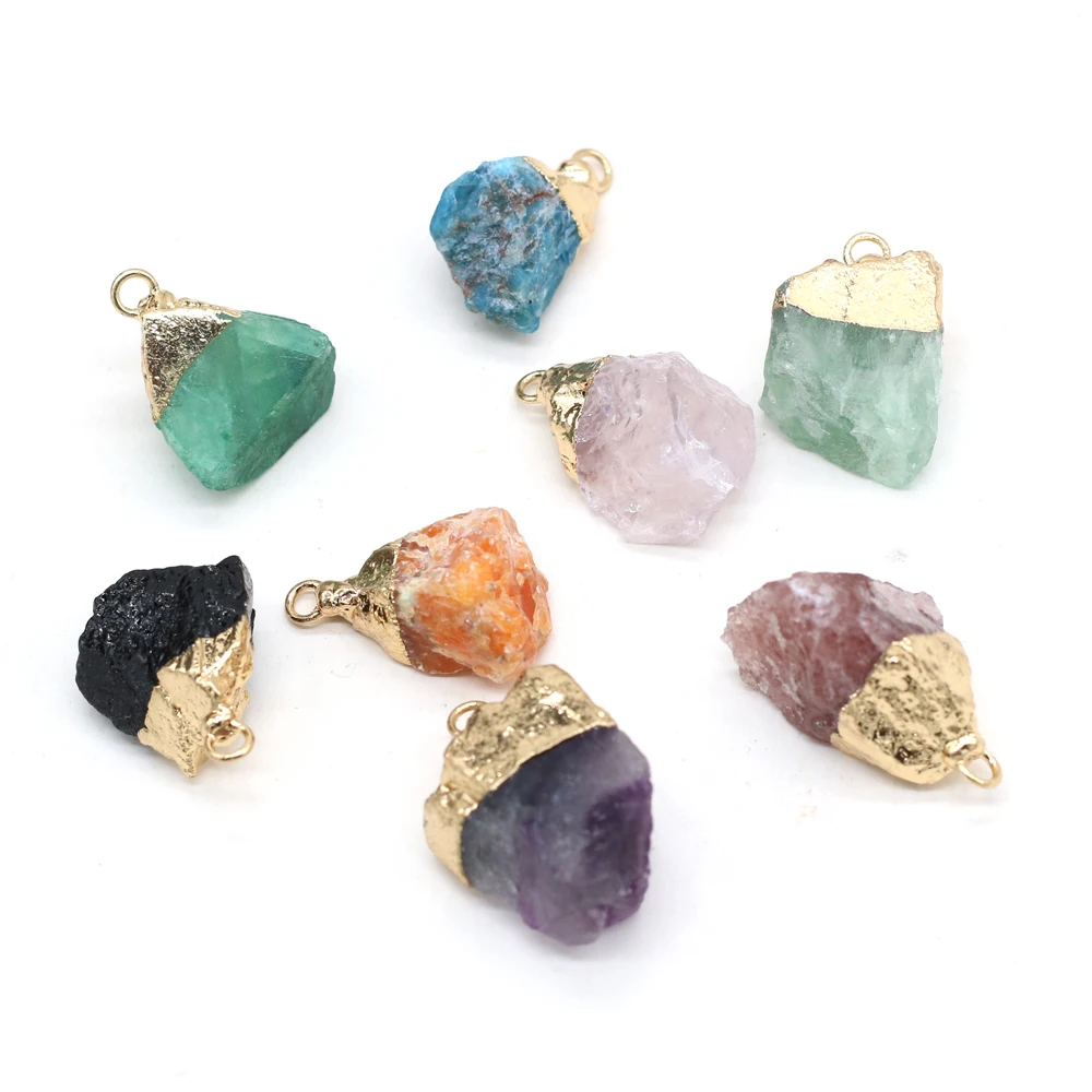 

Natural Semi-precious Stones Irregular Shape Pendant Beads Exquisite DIY Jewelry Making Elegant Necklace Bracelet Jewelry Art