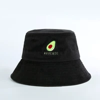 avocado print bucket hat fisherman hats summer packable cap corduroy bucket hat travel bucket embroidery visor outdoor cap