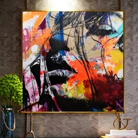 nielly francoise portrait oil painting abstract face canvas painting posters and prints wall art pictures for home decor cuadros