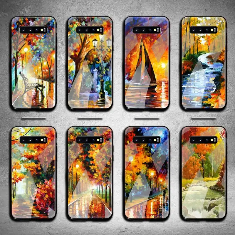 Чехол для телефона из закаленного стекла Samsung S20 Plus S7 S8 S9 S10 Note 8 9 10 | Мобильные