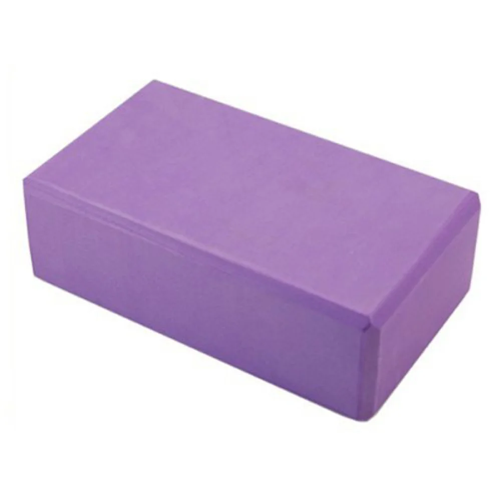 

2pcs Yoga Pilates EVA Block Bricks Home Exercise Tool Stretching Aid (Purple)
