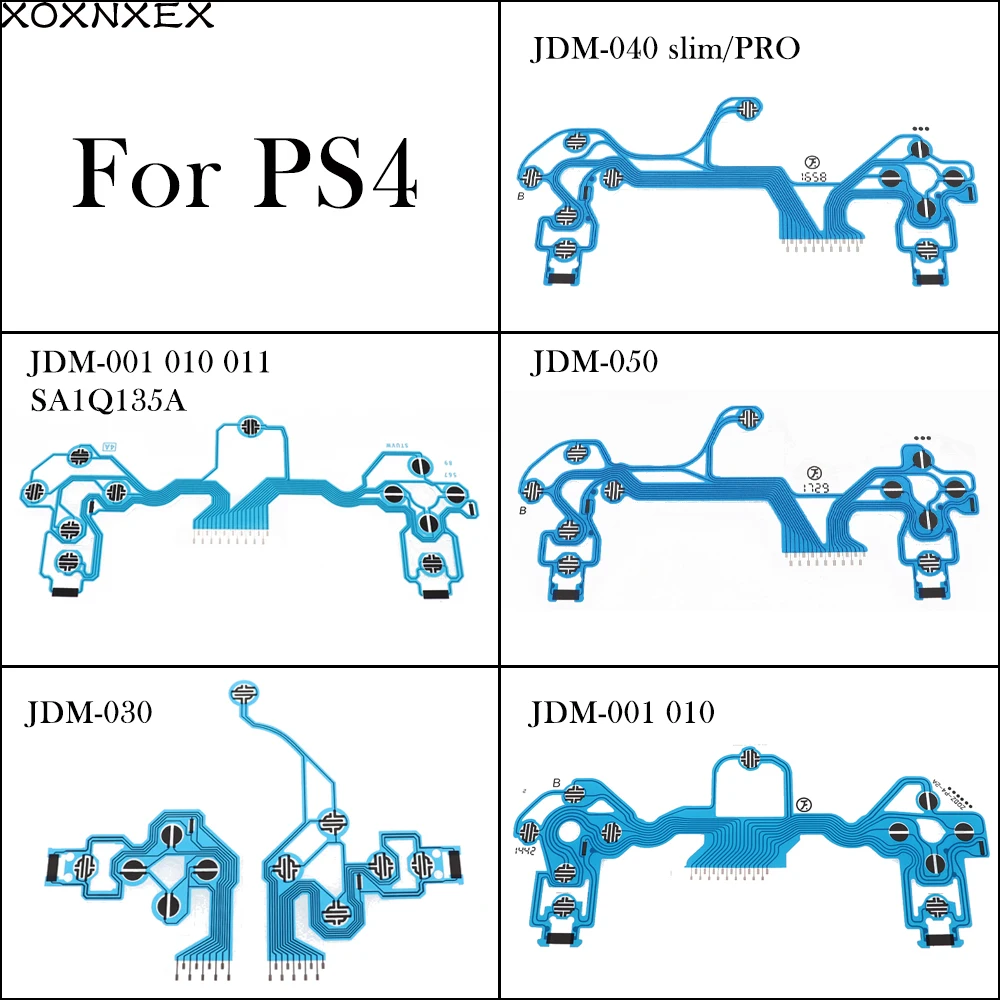 

For ps4 controller conductive film flex cable high quality for ps4 joystick repair part JDM-001 010 011 JDM-030 JDM-040 JDS-050