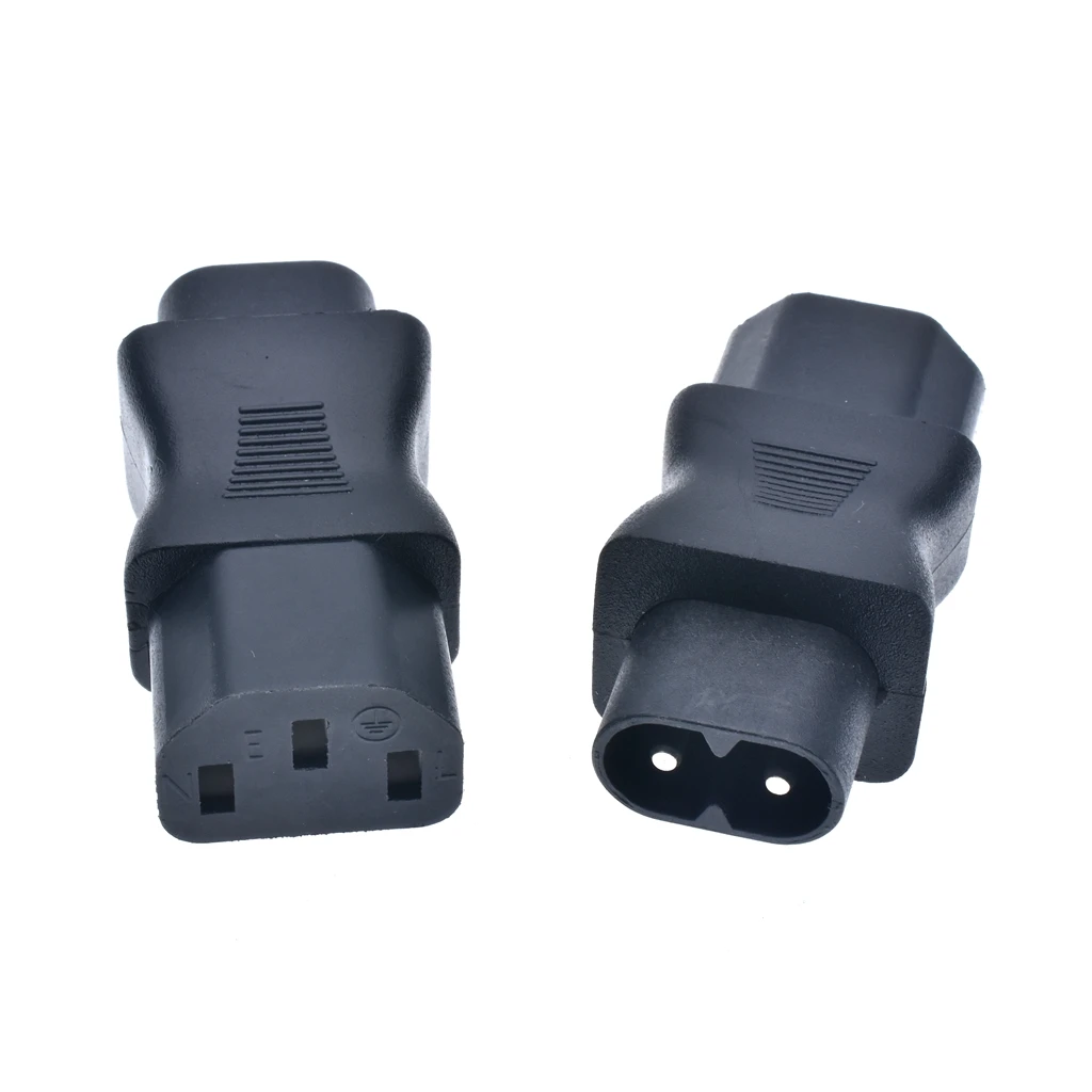 Адаптер питания IEC 320 C8 папа к C13 3Pin мама c8 2Pin папа|adapter power|adapter female |