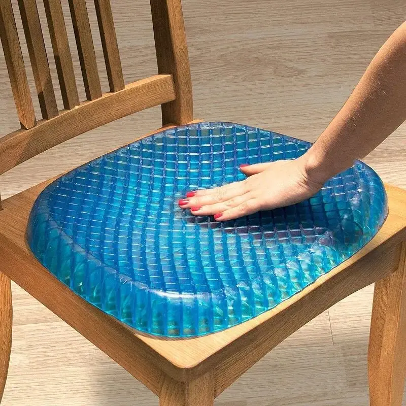 3D Мода ледяной коврик гелевая Подушка Нескользящая мягкая и удобная уличная массажное кресло для офиса подушка ковер