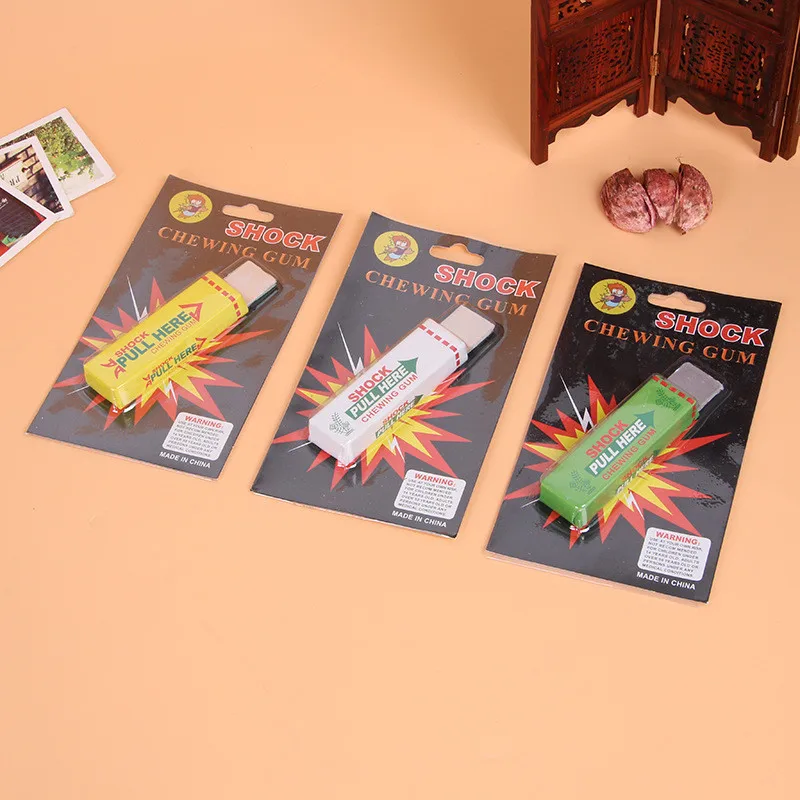 [Забавные] 50 шт./лот День Дурака поражения электрическим током Жевательная