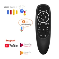 g10s pro voice control air mouse with gyro sensing mini wireless keyboard smart remote control backlit for android tv box pc g10