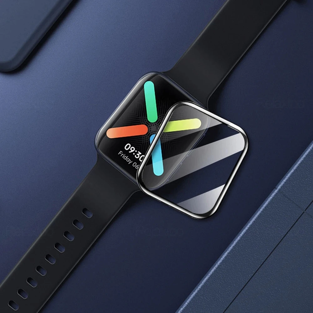 

Soft Fibre Glass Protective Film Cover For oppo Watch 46mm 41mm Full Screen Protector Case For oppo Smart Watch