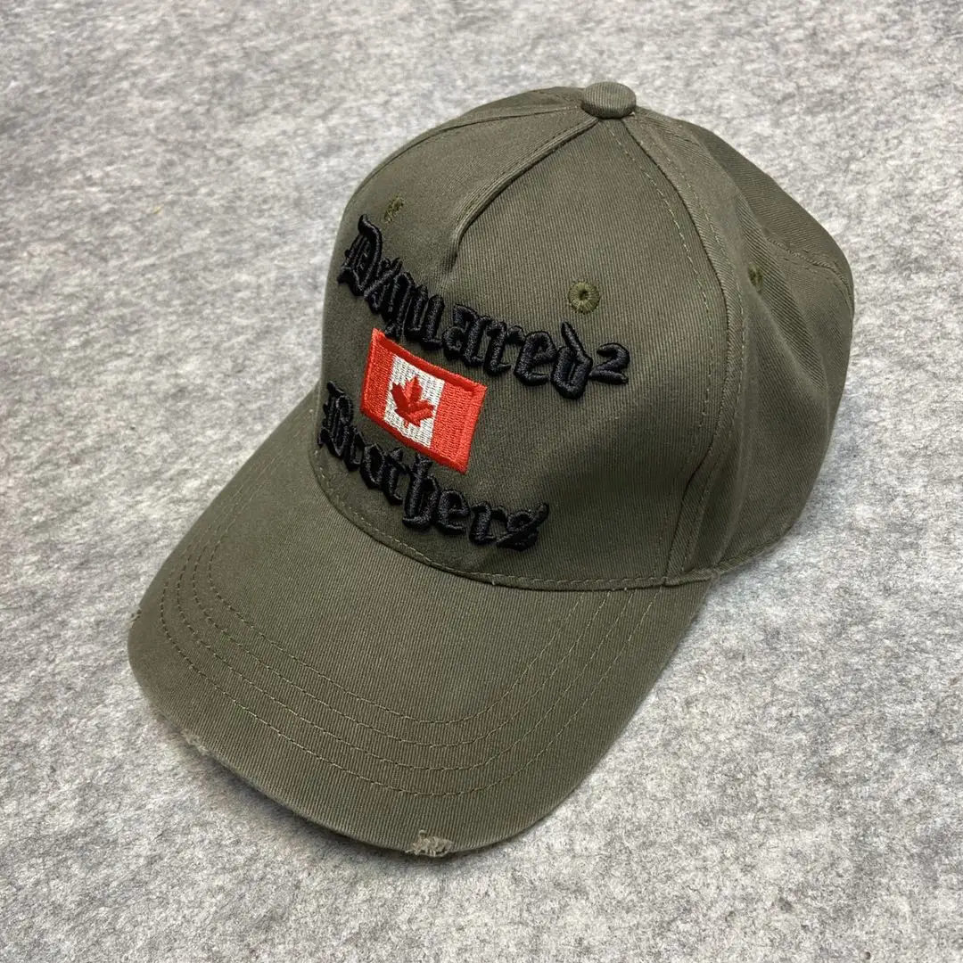 

DSQUARED2 1964 CATEN Embroidery D2 Cotton Baseball Cap Letters Hat Hip Hop Men Women DSQ2 canada maple leaf Cool Cap