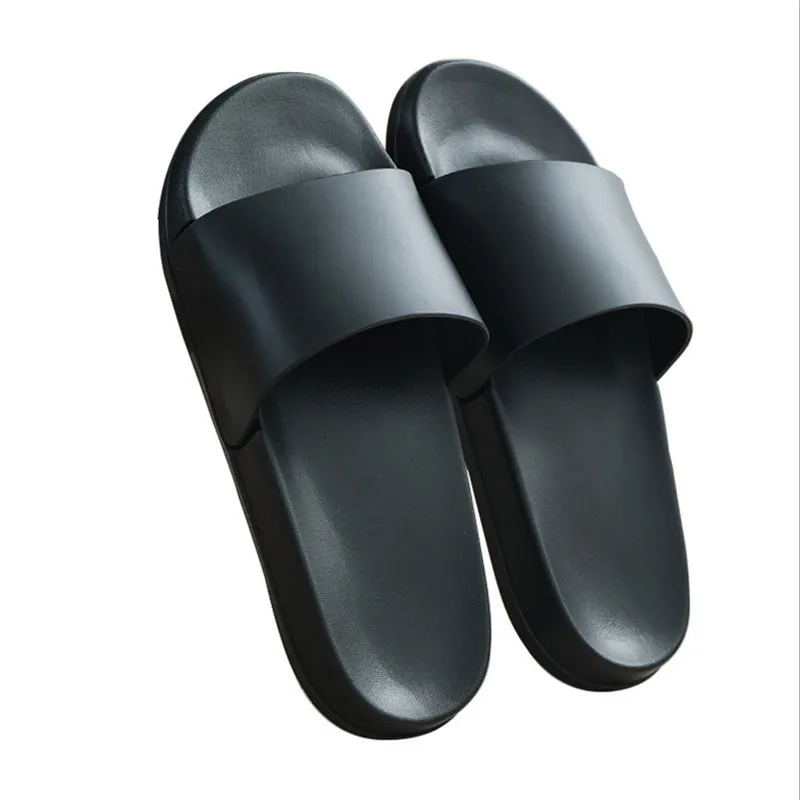 

Men's Slides New Flip Flops Summer Bathroom Slippers Slip Bath Leaking Home Indoor Men Women Shoes Lovers Sandals