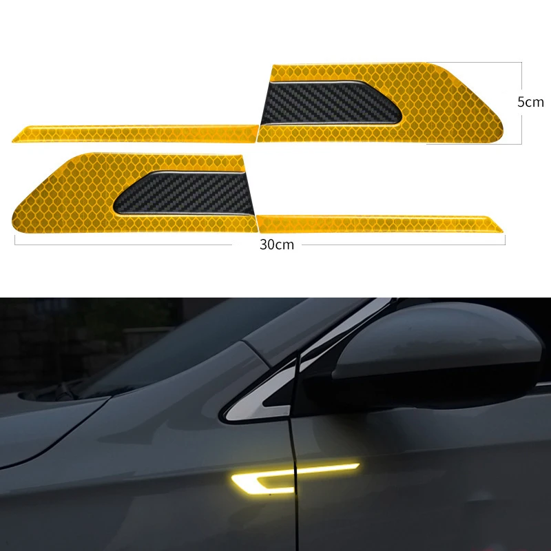 Светоотражающие Предупреждение йки для бампера 2 шт. | Автомобили и мотоциклы