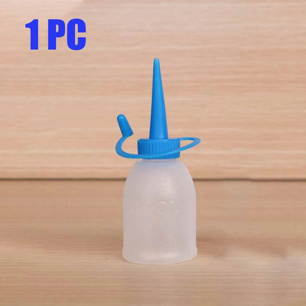 

1pc Thickened Plastic Bottle Glue Oil Bottle Tip Oiler Water Bottle for Oil Outlet Needle Tip Applicator Precision Bottle 30ml