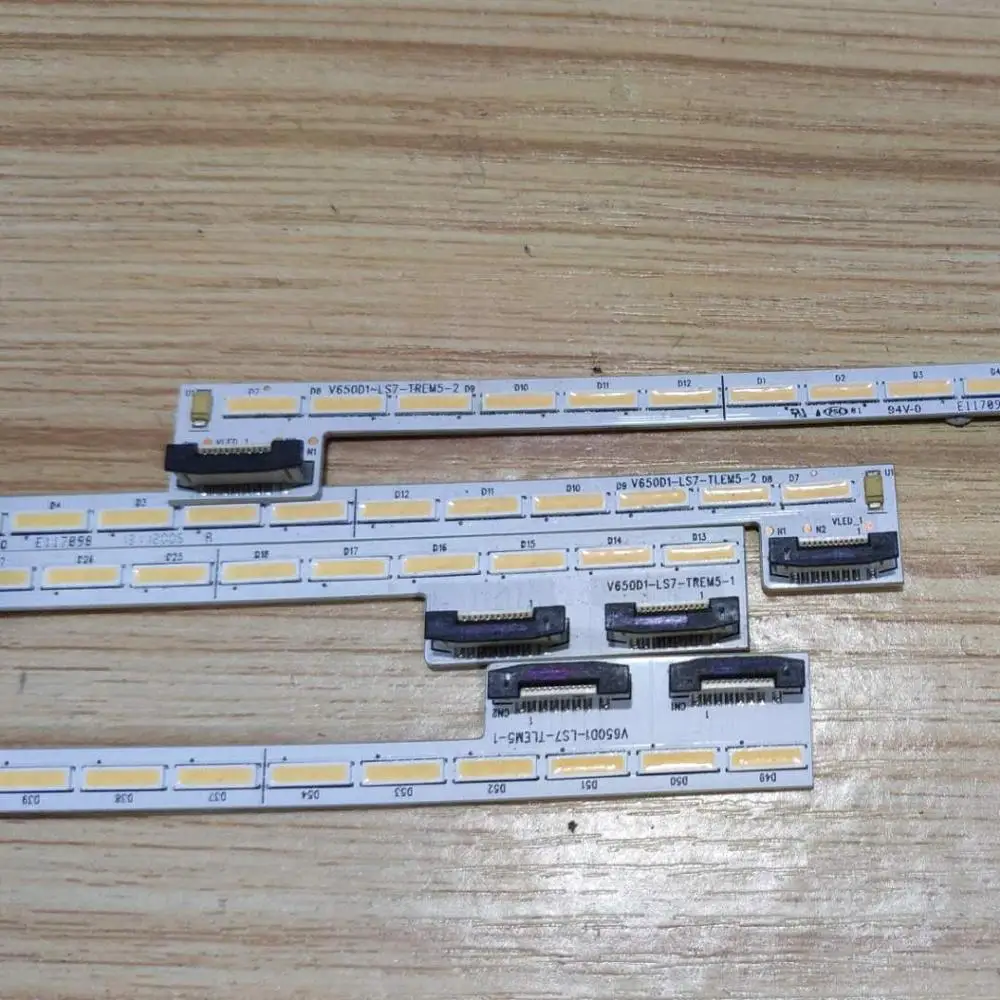 

1set=2pieces 707mm LED Backlight strip 84leds for Sky worth 65900U V650D1-LS7-TLEM5-1 V650D1-LS7-TREM5 Screen V650DK1-CS7