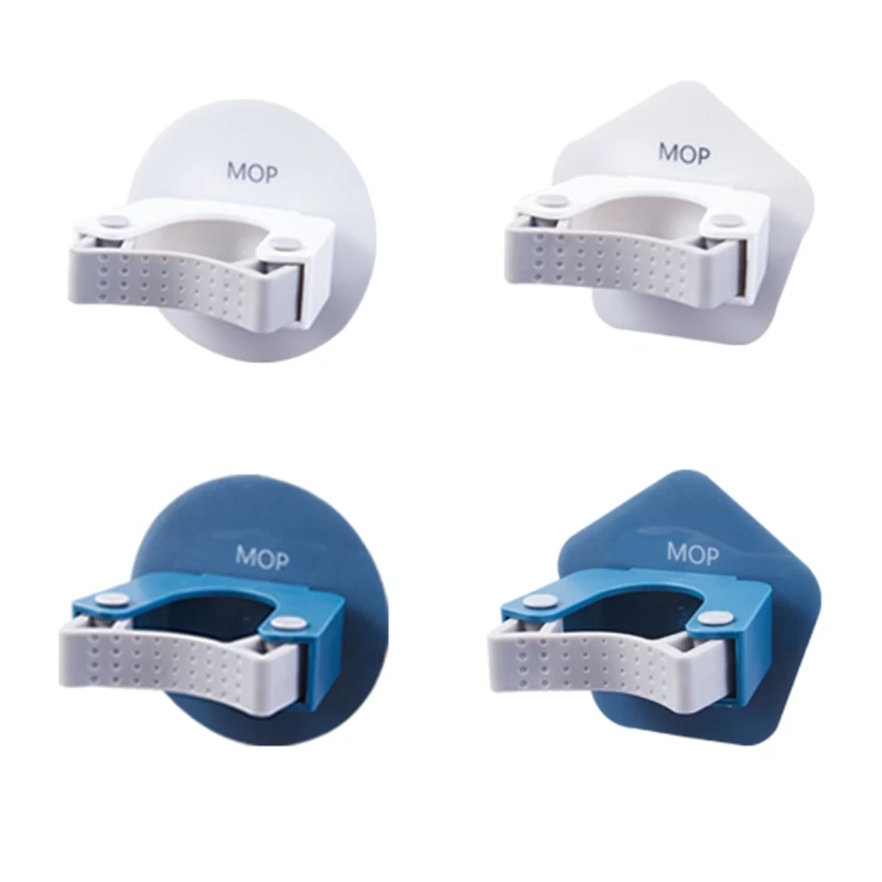 

Настенный органайзер для швабры, держатель, вешалка для метлы, стеллаж для хранения, кухонный зажим без сверления, крючок для швабры, захват