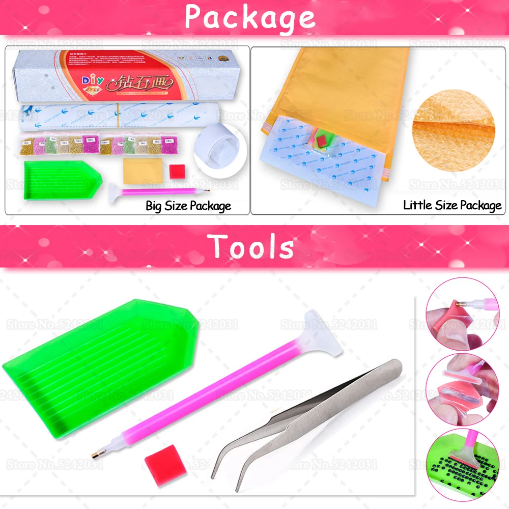 Алмазная живопись с изображением индийского коня полный набор для вышивки