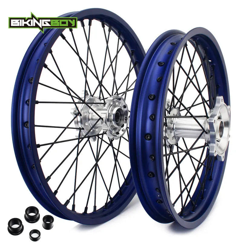 BIKINGBOY for Yamaha YZ250F YZ450F YZF 250 YZ-F 450 09 10 11 12 13 14 15 16 17 18 19 Front Rear 21" 18" Wheel Rim Hub 36 Spokes |