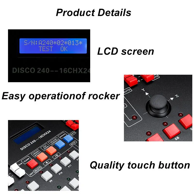 Профессиональный 192 DMX контроллер диджей оборудование lcd DMX 512 консольное освещение для светодиодный Par движущийся прожектор DJ контроллер