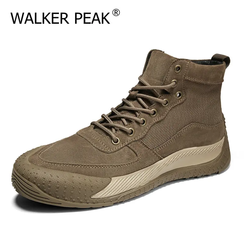 

Winter Mens Hiking Boots Waterproof Snow Boots Plus Velvet Warm Side Lace Up Outdoor Casual Casual Resistance Men Cotton Shoes