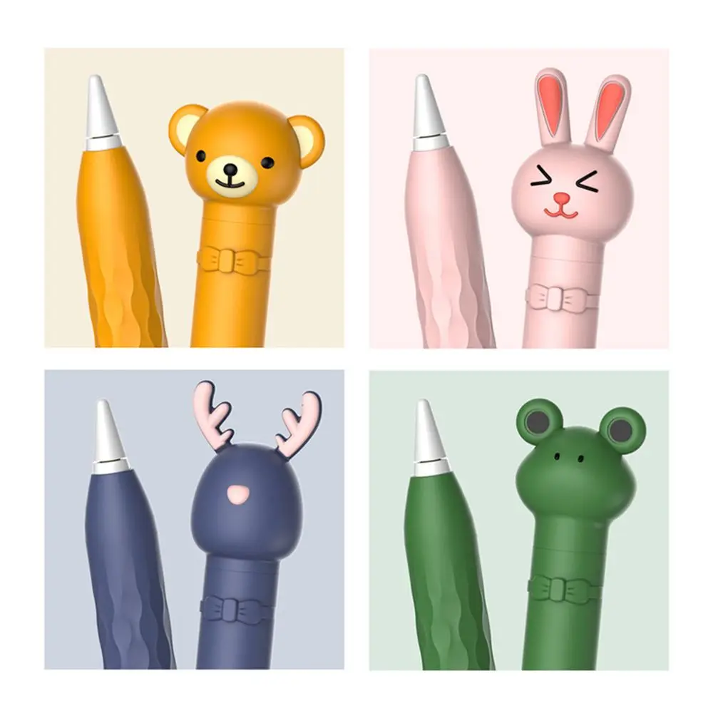 

Compatible For Apple Pencil 1 Case Silicone Shockproof Cartoon Cute Animals Pencil Cover Case for Apple Pencil 1 Tabletpen cover