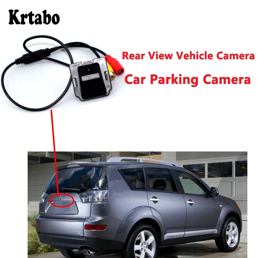 Водонепроницаемая камера заднего вида для Mitsubishi Outlander 2006 2007 2008 2009 2010 2011 2012 2013 Hd