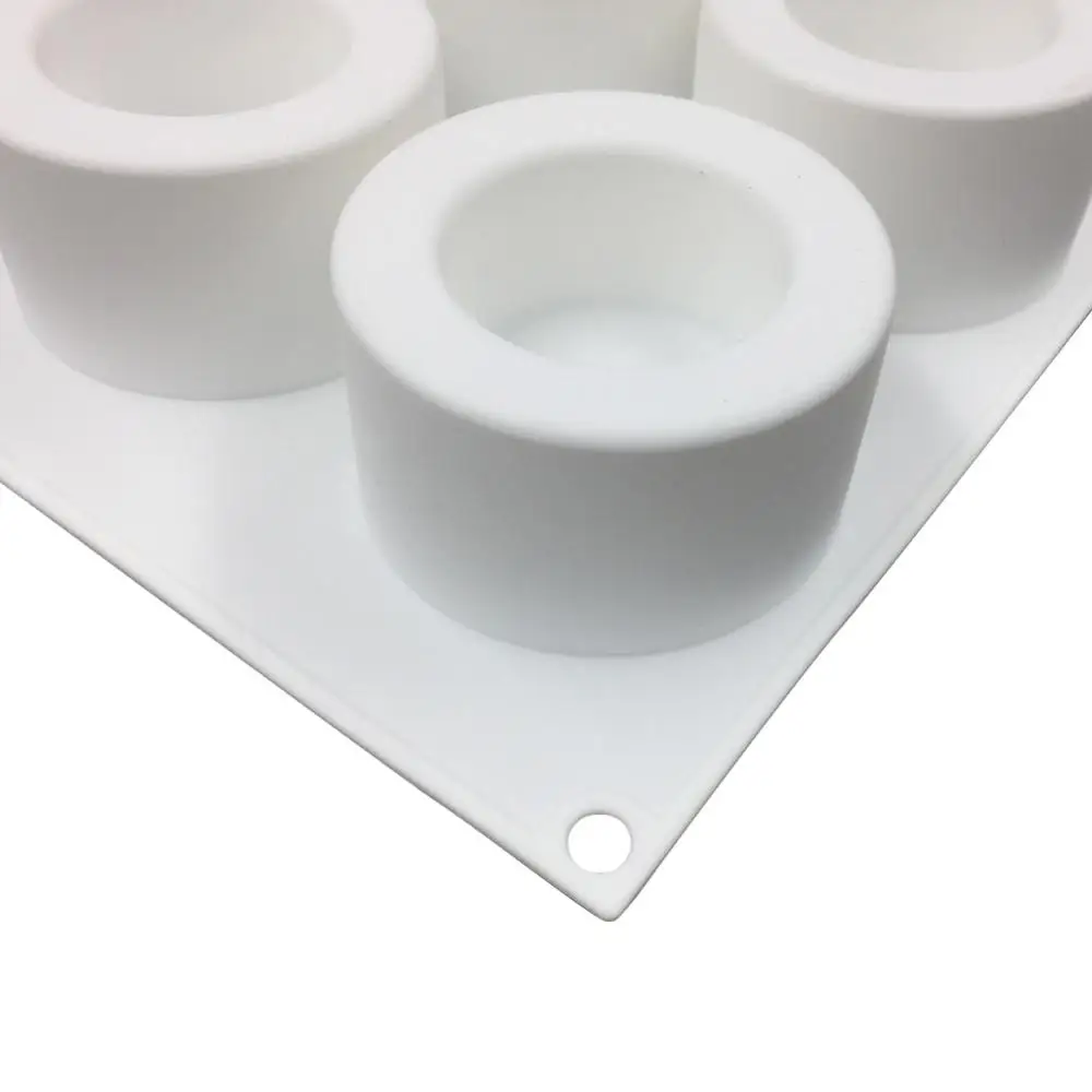 

3D Silicone Mold 6 Holes Pudding Cupcake Art Cake Mould Baking Pastry Mousse Chocolate Mold cake tools