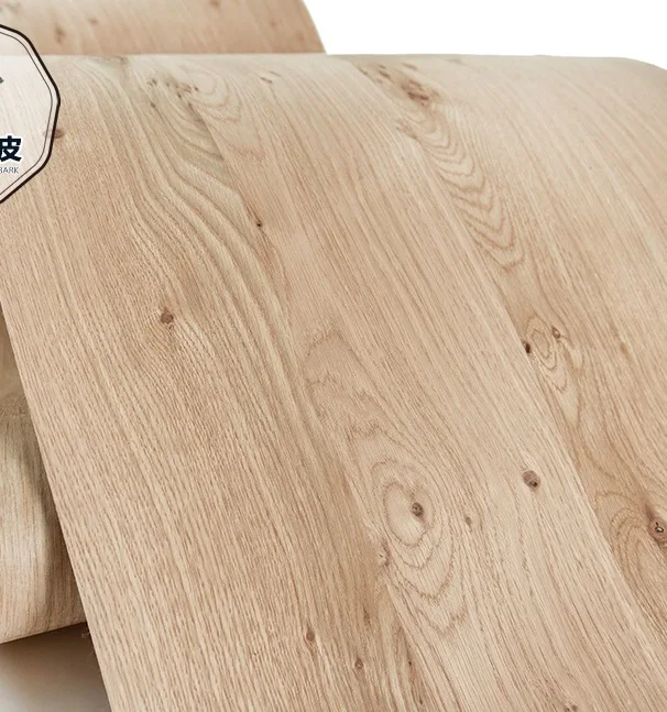 

Length:2.5Meters W: 600mm T:0.5mm Natural Stuttering Oak Wood Veneer Slicing splicing 100% natural logs
