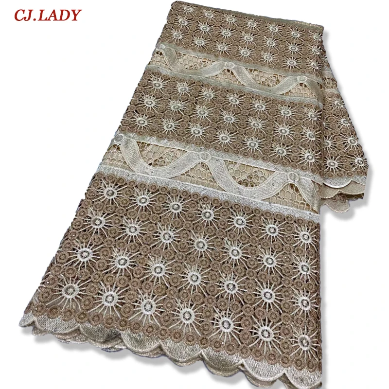 

2021 New Arrival Swiss Voile Cotton Lace Fabric Embroidery African Swiss Lace Fabric With Stones For Nigerian Party Dress A03