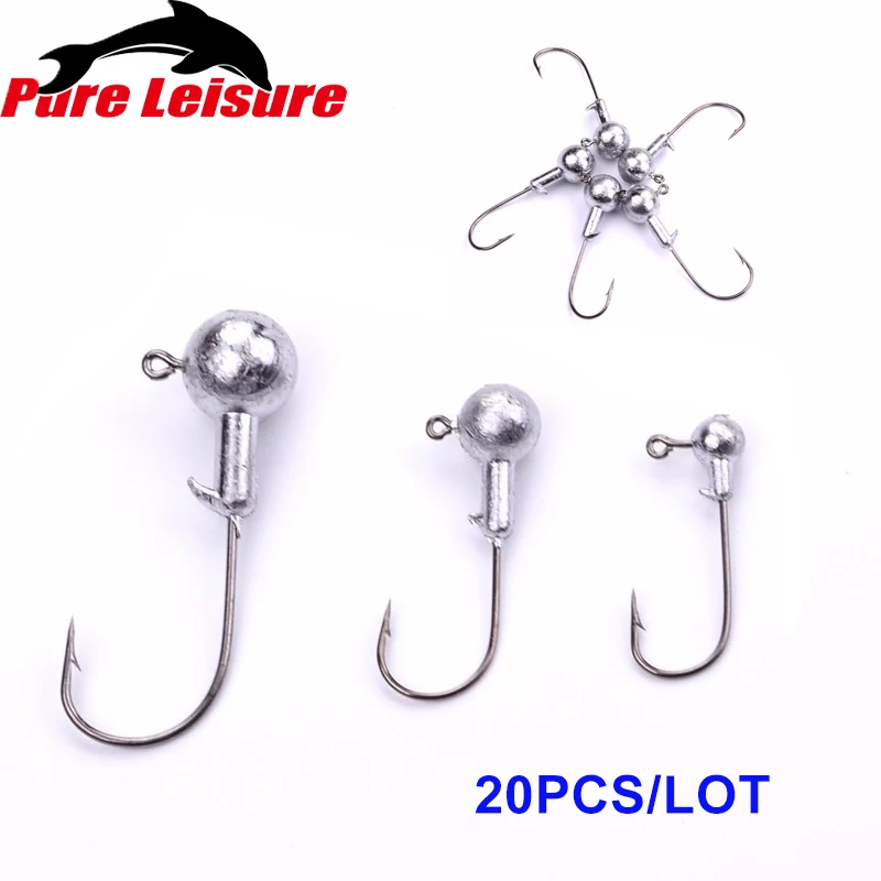 PureLeisure Pescar крюк шариковый подшипник поворотный 20 шт. большой Рыболовный крючок