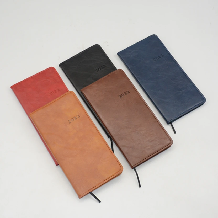 Записная книжка A6 в кожаной оплетке на 2022 год | Канцтовары для офиса и дома