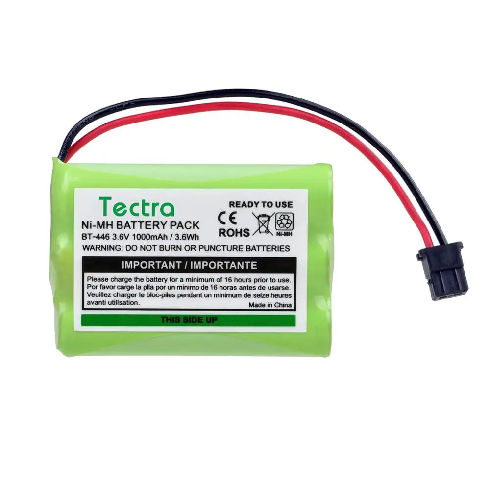 

3.6V 1000mAh AAA NiMH Cordless Phone Rechargeable Battery BT-446 Replacement Pack BP446 BT-1005 ER-P512